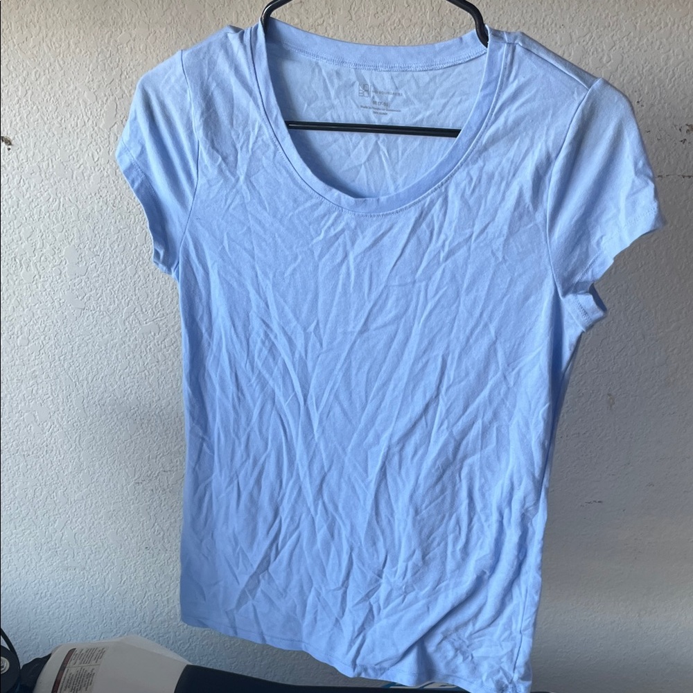 No Boundaries Light Blue Short Sleeve Tee